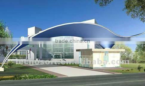 IECHO Digital Cutting Machine for PTFE ETFE PVC Coated Fabric Tensile Structure