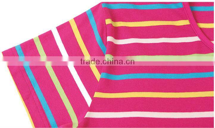 Ladies nightgown with strips