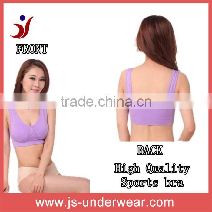 2014 girl cotton tube bra top, Sport bra for new style wholesale,JS-8194, B/C cup, Accetp OEM