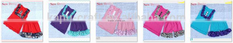 wholesale cute summer baby outfits -tops and shorts