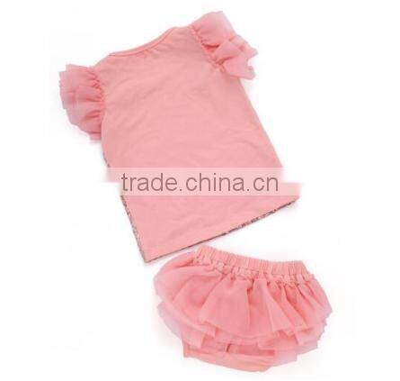 New Lovely Baby ToddlerRomper onesie Outfit spring Baby Ruffles Tutu skirt