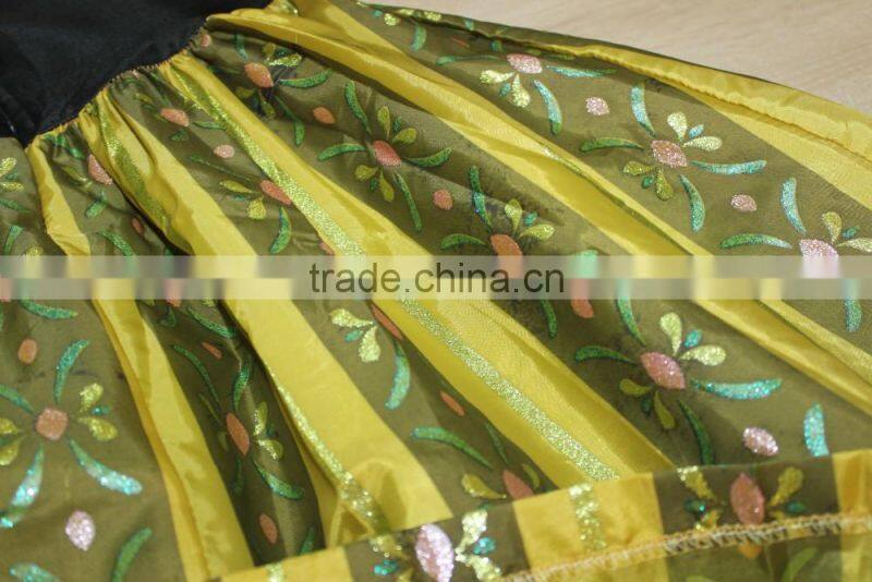 GZY 2016 latest dress designs for flower girls for 6-16 years old