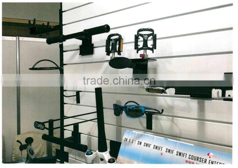 Black lightweight more function bicycle display racks