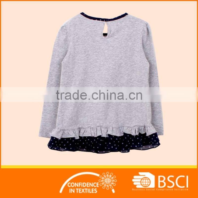 Pretty Girl 2-8 Child Long Sleeve With Skirted Hem Casual Outfit Wear Dress