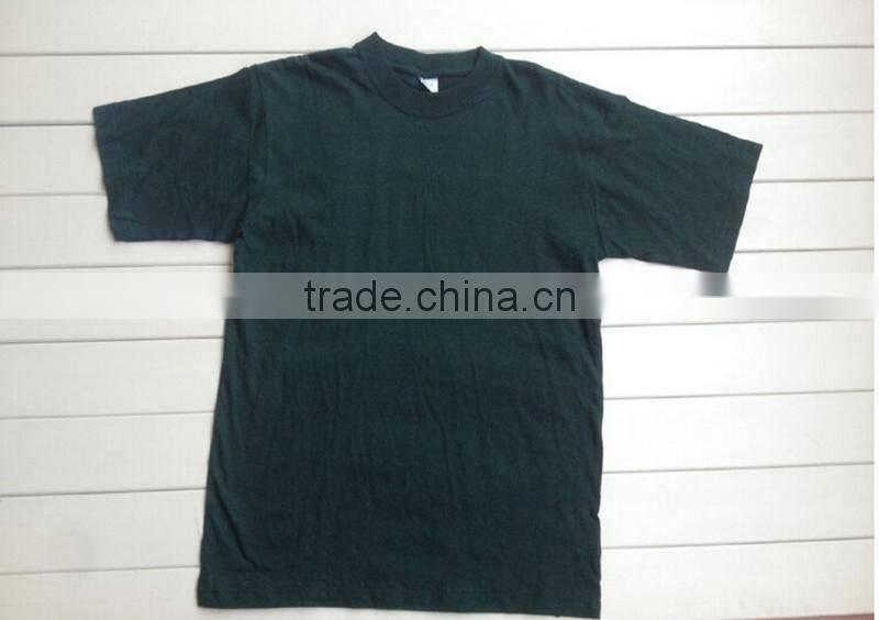 2015 Wholesale o-neck Men's T shirt, short sleeve solid color 100% cotton plain t-shirts, Casual ManT shirt