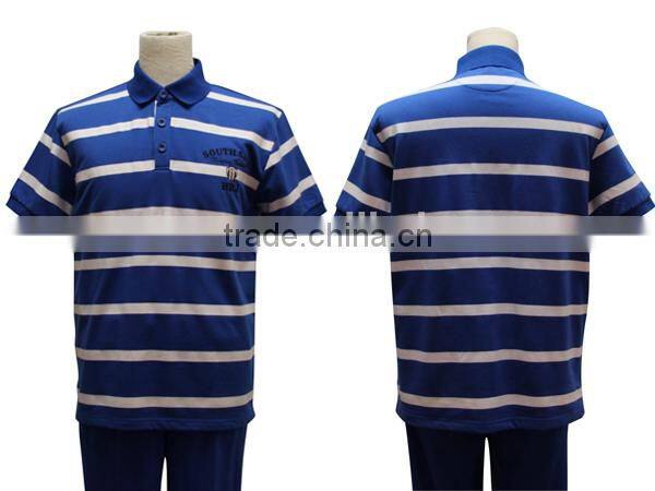 New design french terry custom wholesale men polo shirts