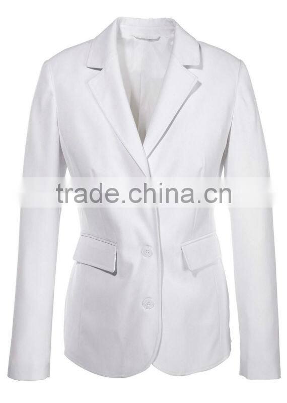 ladies blazer women's poly elastane blazer low crease blazer