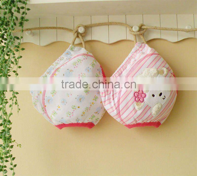 mom and bab 2012 summer baby clothes 100% cotton embroidered training pants