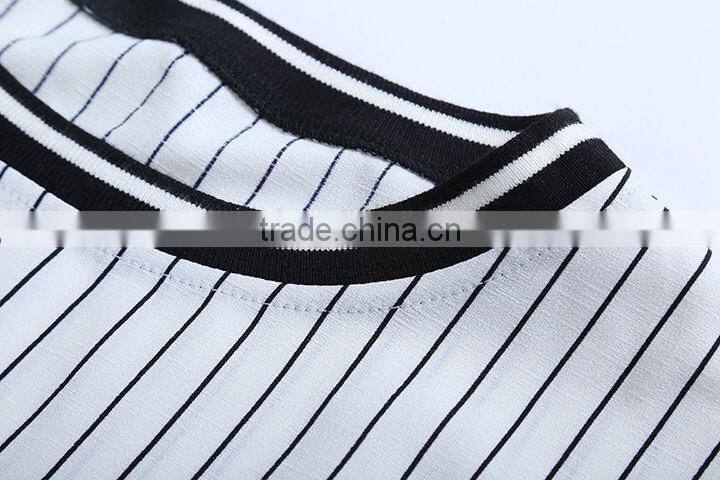 Stripe fitted ladies suit design dress women wear