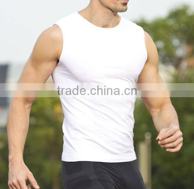training t shirt men style sleeveless t-shirt sport