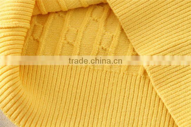 O-neck Kids Knitting Sweater flower printting winter sweaters for girls children autumn sweaters