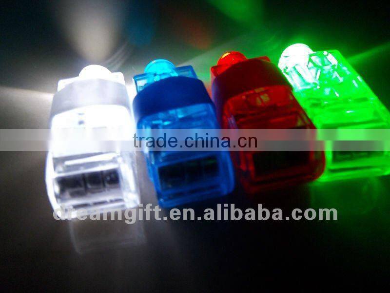 2012 hot party items laser finger ring flashing party gift