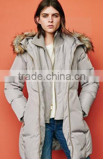 China Factory Supplier Customized Good Quality Women Long Padding Jacket