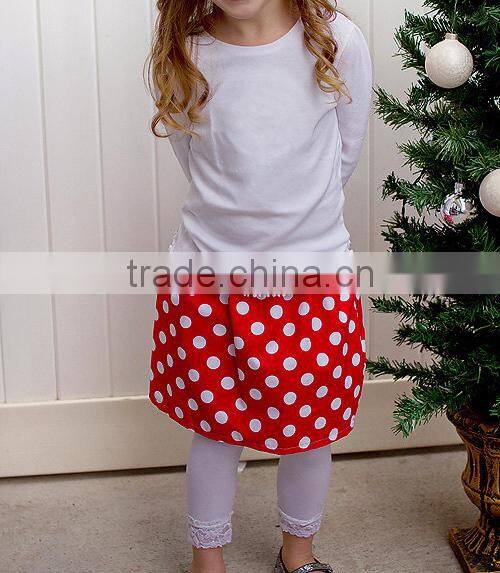 Christmas Girls Wholesale Baby Cotton Dress Knit Dresses Smocked Skirts