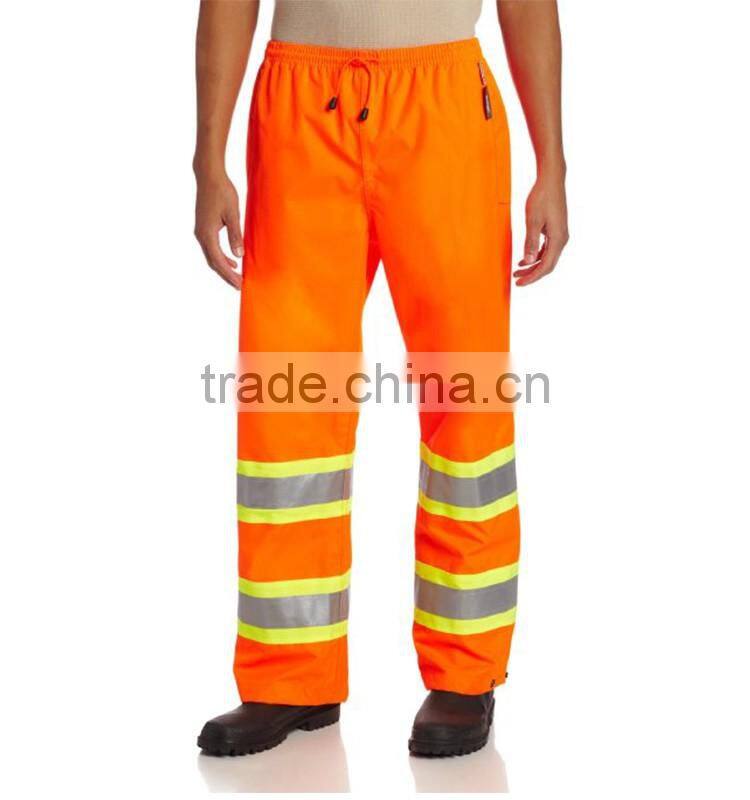 wholesale custom reflective stripe men's work uniforms pants/trousers