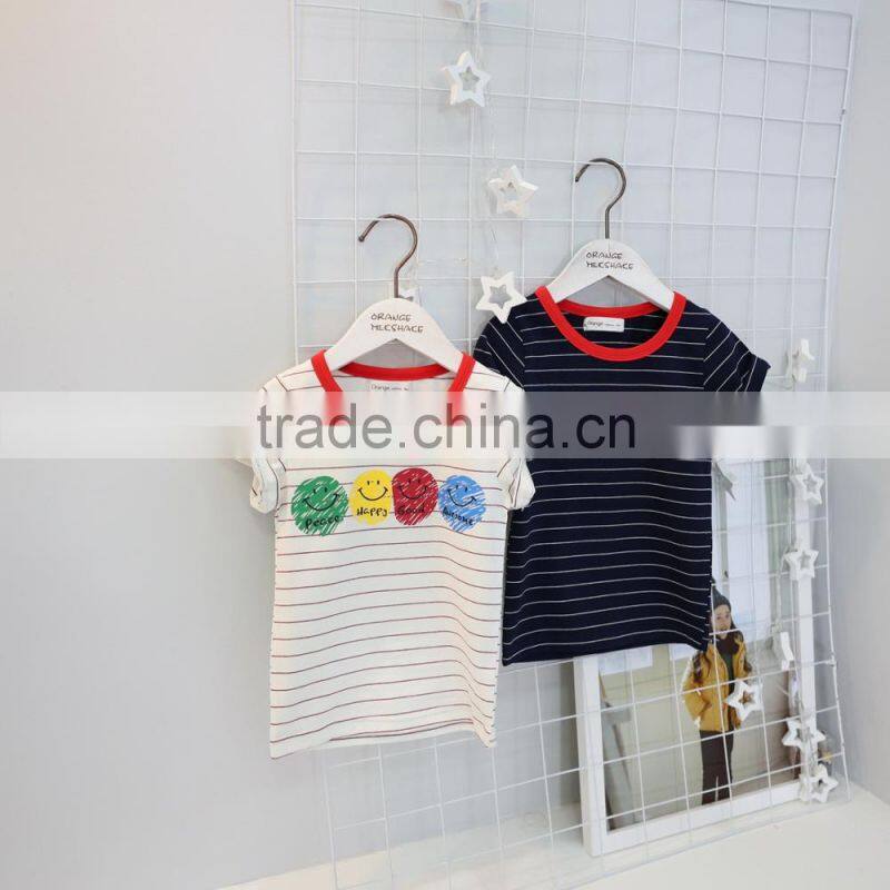 2017 new design shirts casual summer baby clothes children's wear