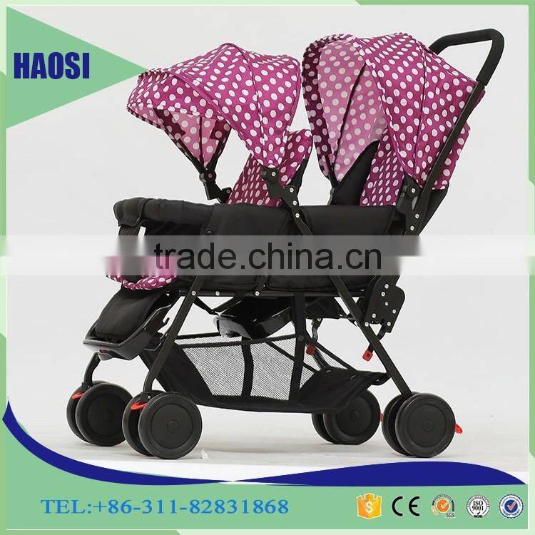 cheap baby pushchair hot sale twin stroller/double stroller