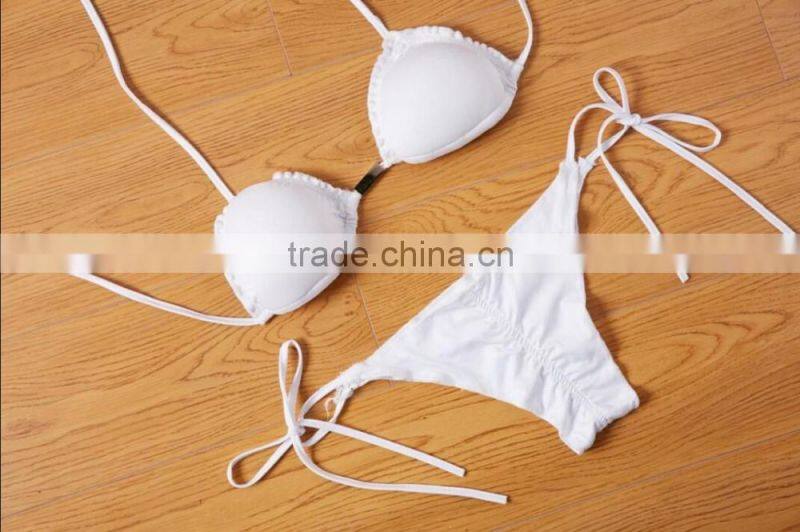 Wholesale red scalloped sexy bikini