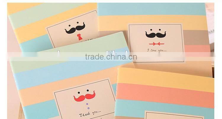 A4 card paper cover planner cheap student notebook customizable stitching organizer