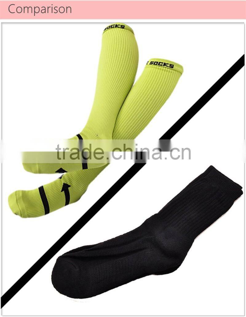 2016 Sports Muscle Recovery Calf Socks~Compression Run Stockings~4 Colors Available~Accept Custom
