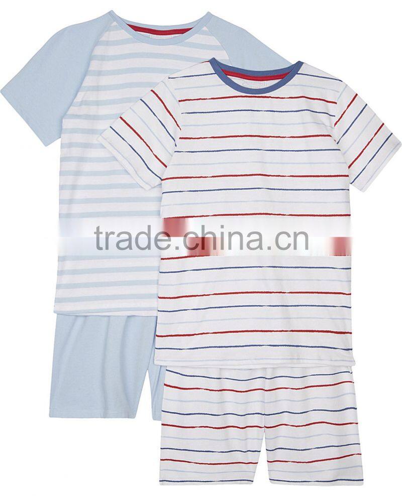 2017 Summer Season Custom Made Design for Kids Clothing T shirt and Shorts Set