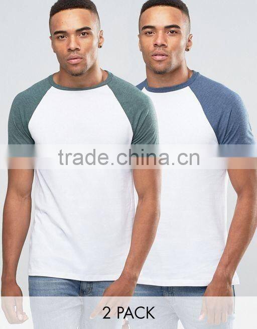 T-Shirt With Contrast Raglan Sleeves