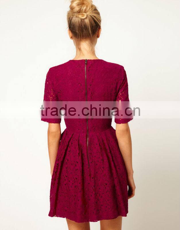 Skater Dress In Lace