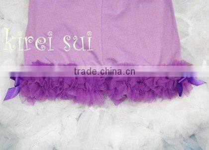 Kids Purple Ruffles Bottom Pettishorts TS4