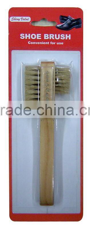 Different color and size Shoe Brush packed in blister card