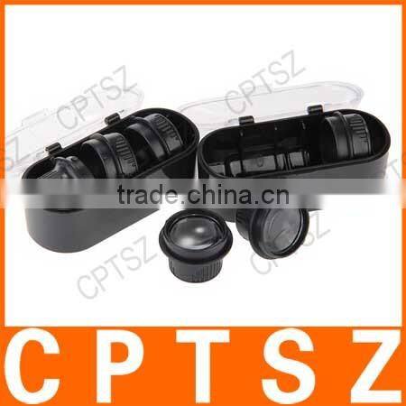 COLEMETER 10X 15X 20X 25X Magnifier Magnifying Eye Glasses Loupe LED Jeweler Watch Repair