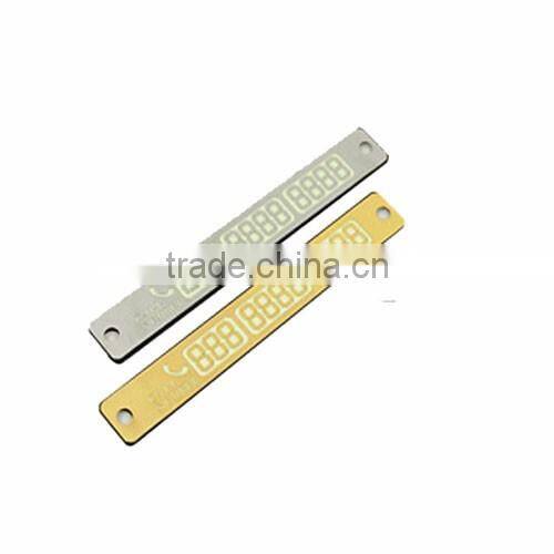Car luminous Temporary Parking Card/Move The Phone Number Card/Mobile Phone Number Plate Message Card