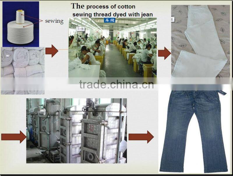 100% egypt long-stapled fiber cotton thread TEX30