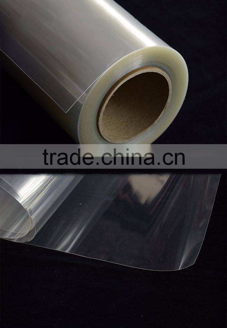 Professional manufacturer 6mil transparent glass window safety film for bank school