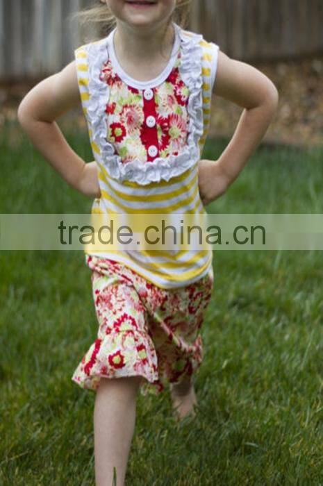 patriotic style 4th of july swing top & ruffles pants persnickety remake toddler girls boutique clothing sets