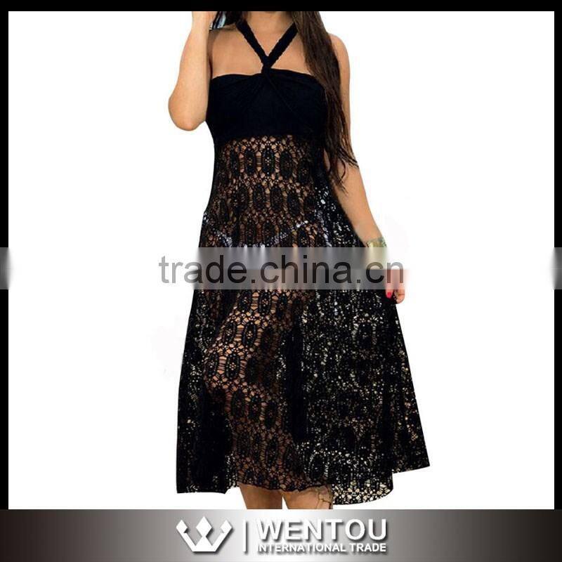 Sexy Lace Beach Cover Up Dress