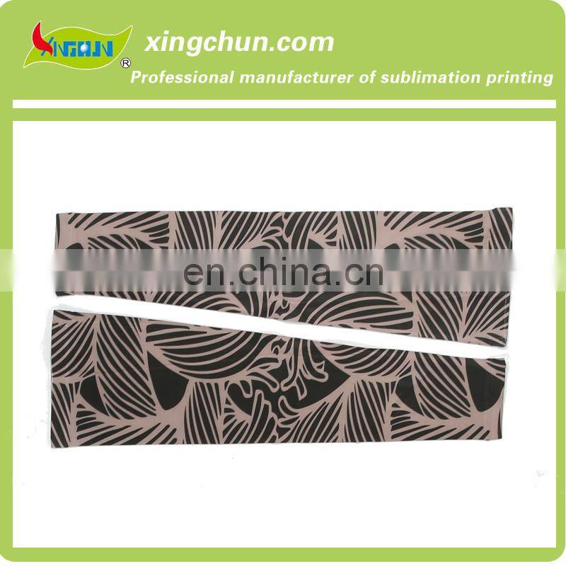 Custom Logo Heat Transfer Printing Anti-UV Arm Sleeves