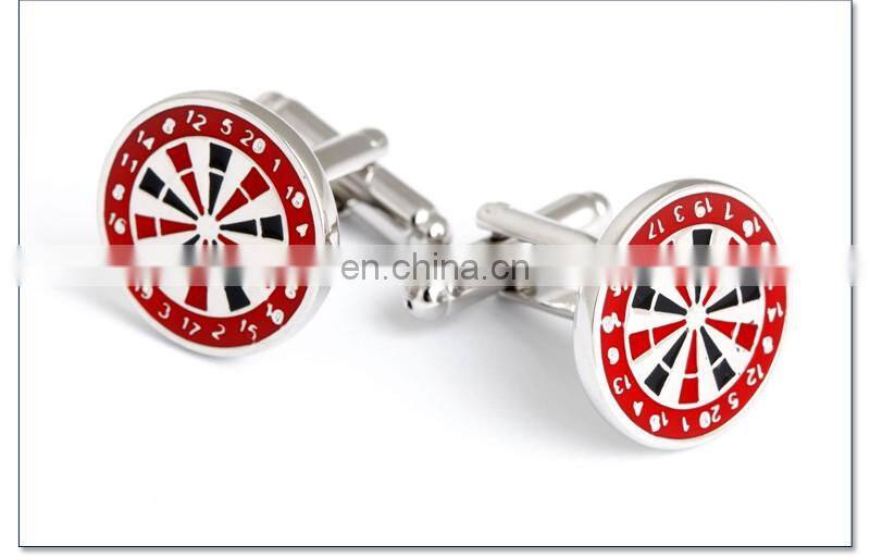 Dart Board Cuff link Funny Cheap Shirt Cufflinks Men