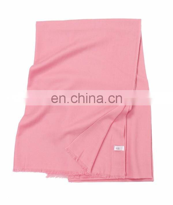2017 autumn winter mercerized wool herringbone twill weave pattern jacquard scarf women plain color wool shawl