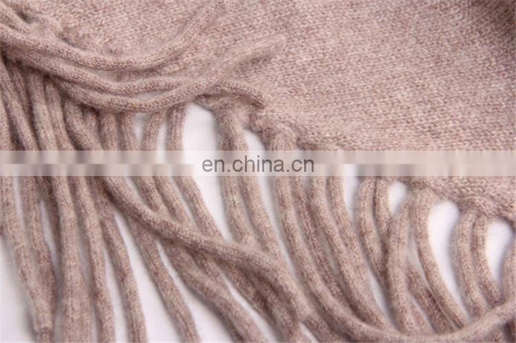 inner moggolia factory directly wholelsale cashmere knitted triangle scarf lady autumn winter warm shawl