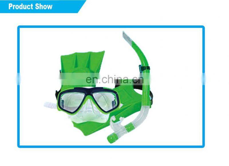 Wholesale kids sport toys swimming glasses and snorkel set