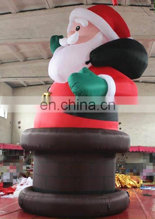 customized beautiful Hot selling inflatable Father Christmas,outdoor xmas inflatable Santa