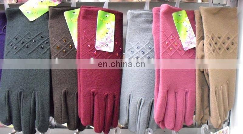 Trendy Ladies Stylish Bow Winter Cute Wool Gloves