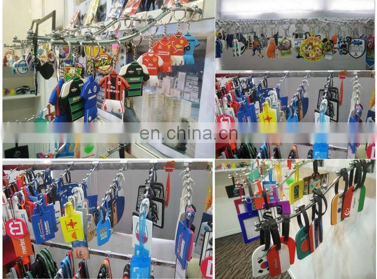 Factory price customed pvc rubber keychain