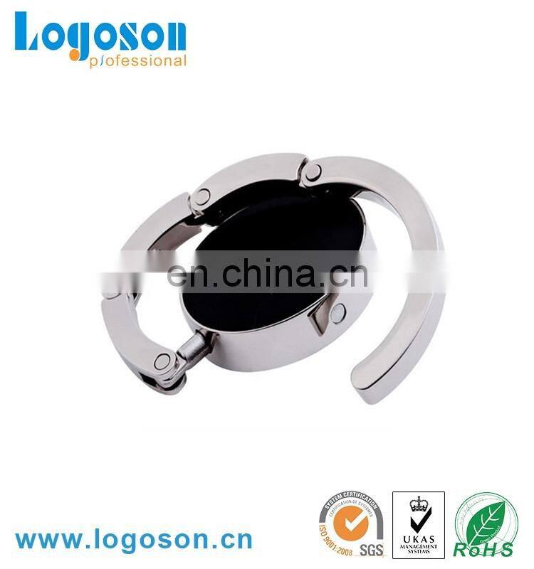 Wholesale printing hook metal souvenir bag hanger stand