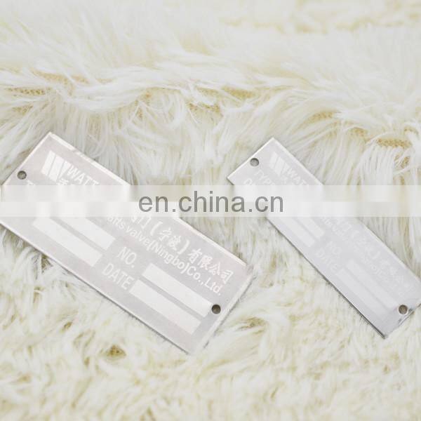 Colorful custom metal jewelry tags wholesale