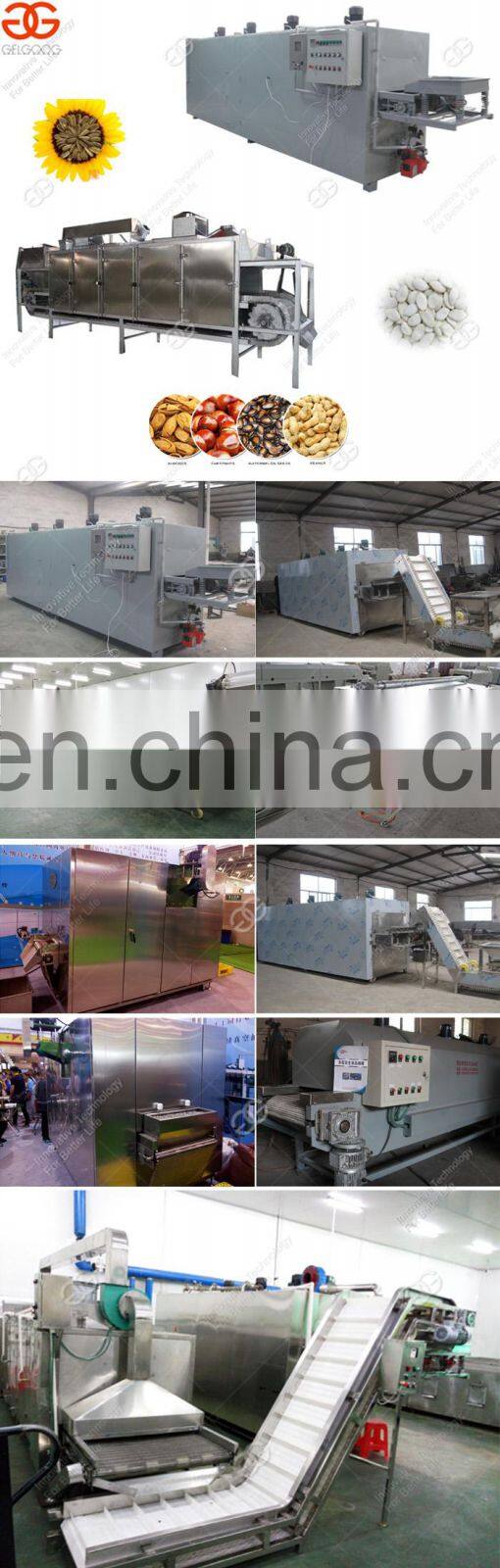 Widely Used Cashew Nut Macadamia Sesame Sunflower Seeds Roasting Processing Machinery Peanut Cacao Bean Roaster Machine