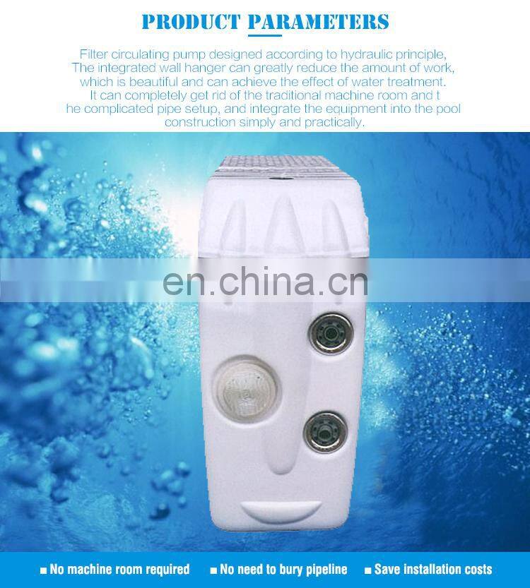 Swimming Pool Equipment Wall Hung Pipeless Portable Integrative Filter
