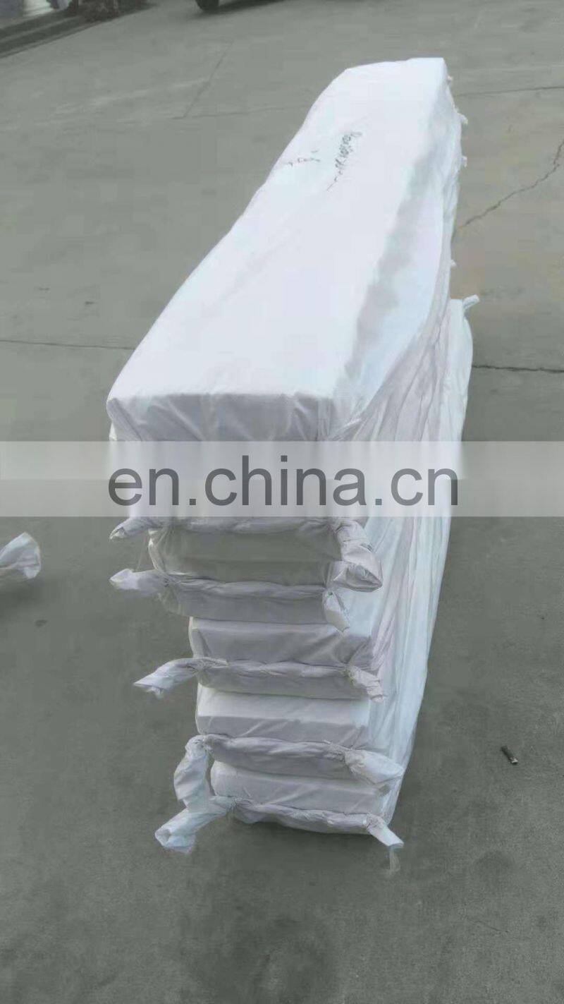 10mm thickness Pure white Industrial felt tension pad for steel slitting machine felt strips