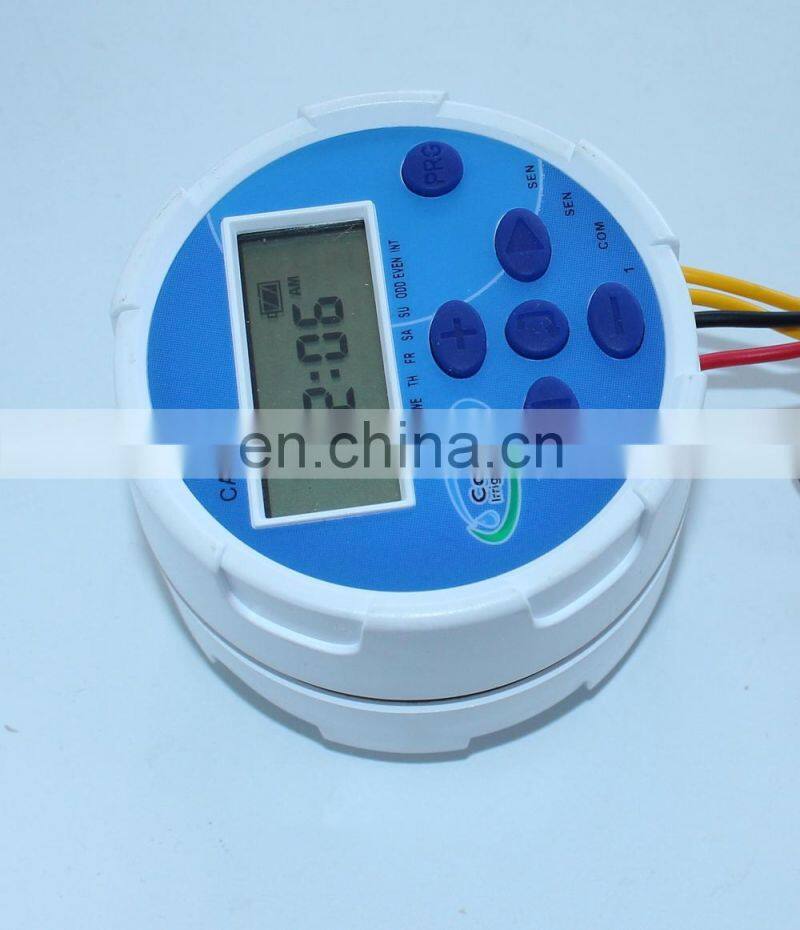 zanchen Sprinkler ca1601 Single Station Controller with 3/4inch DC Latching Solenoid valve 9V Battery Operated