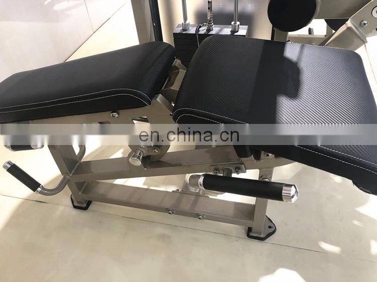 High quality gym equipment commercial multi dual functional machine prone leg curl and seated leg extension for sale